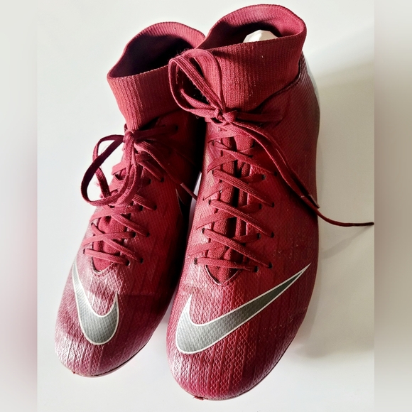 Nike Mercurial Superfly 6 Academy Soccer Shoes Red/Maroon Metallic Men\'s 6.5 main image 11